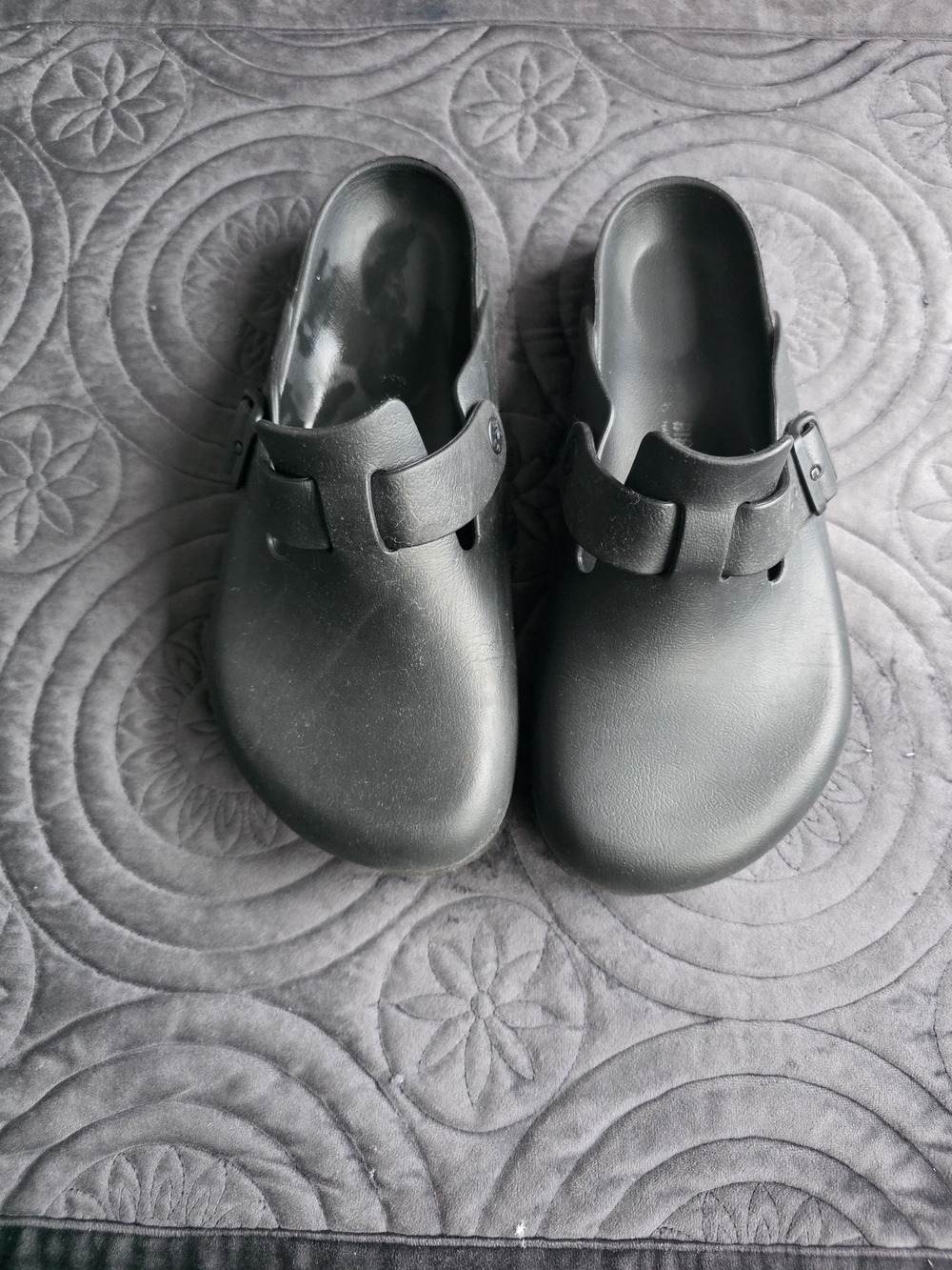 Birkenstock Boston EVA Clogs Black Waterproof Unisex W11 EU 42 Made Germany